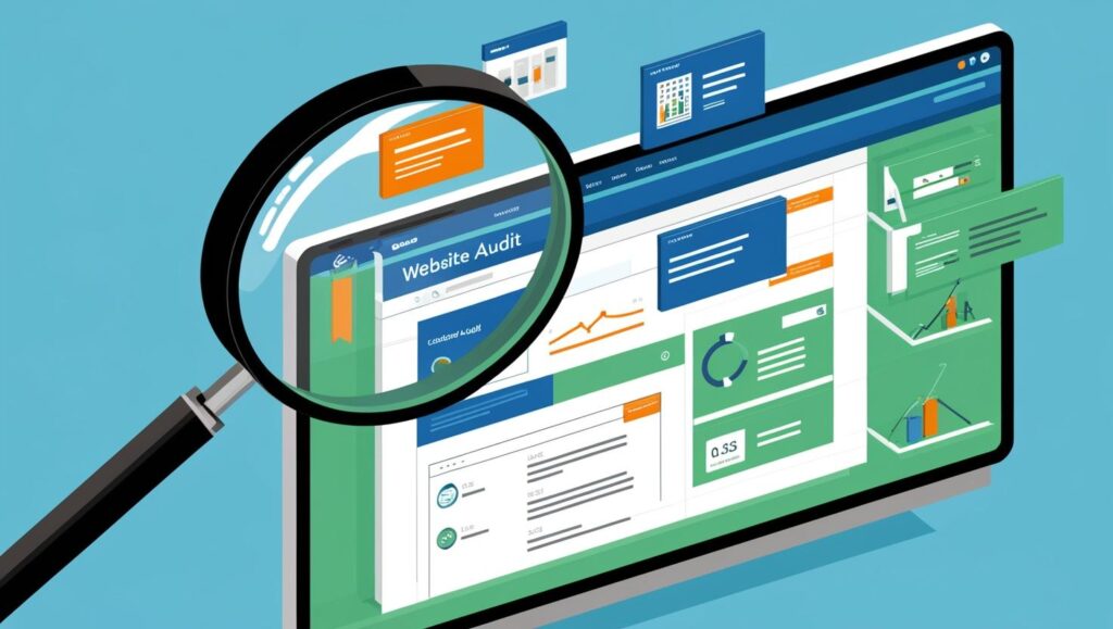 website audit design usability and performance review